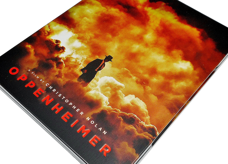 Fotografías del Steelbook de Oppenheimer en UHD 4K y Blu-ray 9