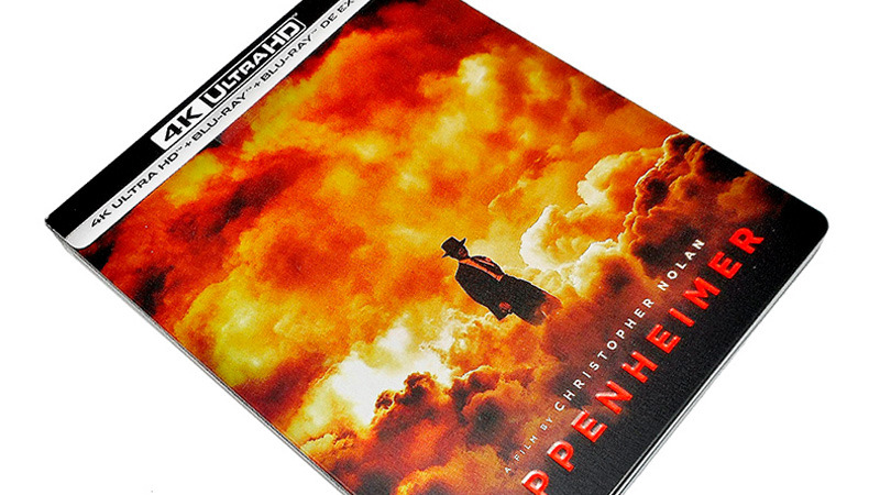 Fotografías del Steelbook de Oppenheimer en UHD 4K y Blu-ray