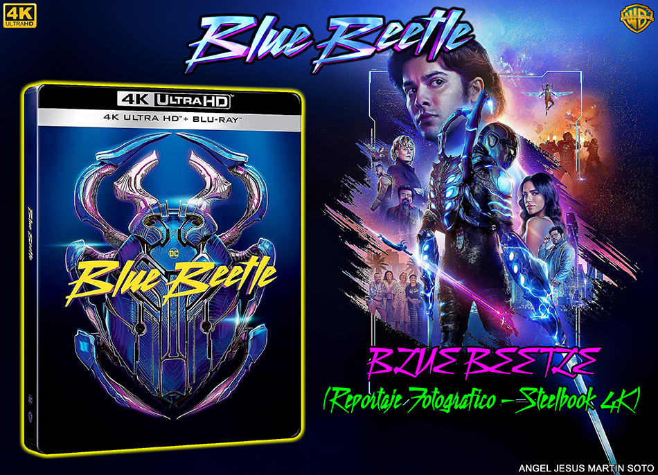 Fotografías del Steelbook de Blue Beetle en UHD 4K y Blu-ray 1