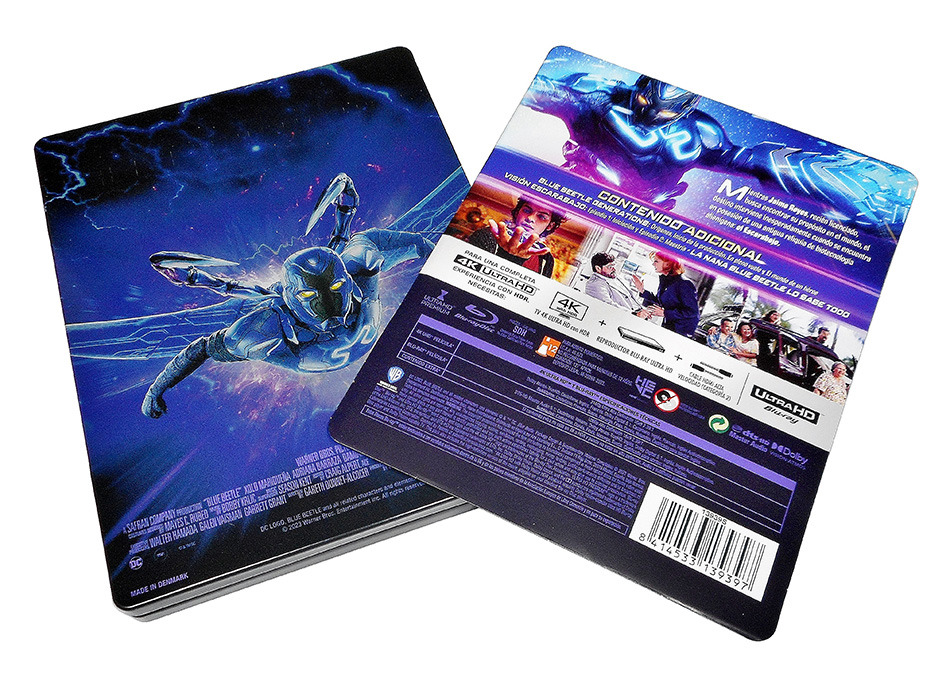 Fotografías del Steelbook de Blue Beetle en UHD 4K y Blu-ray 6