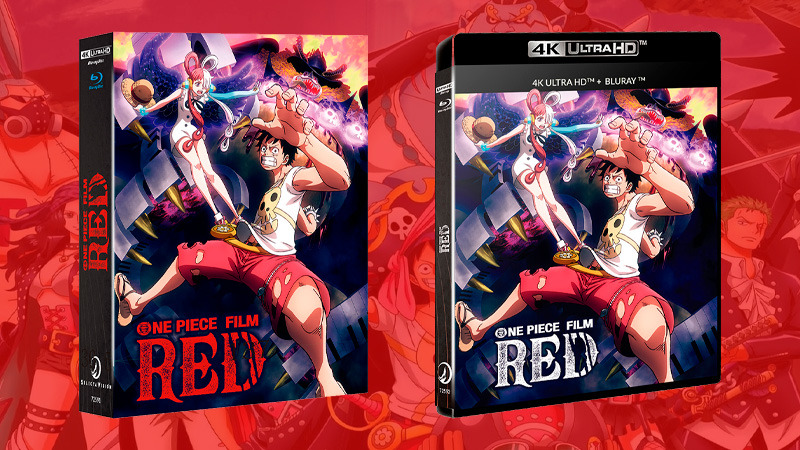 Las dos ediciones de One Piece Film Red en UHD 4K