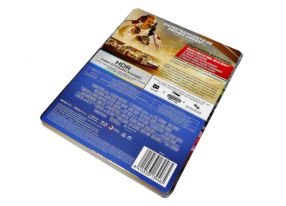 Fotografías del Steelbook de Gran Turismo en UHD 4K y Blu-ray 5
