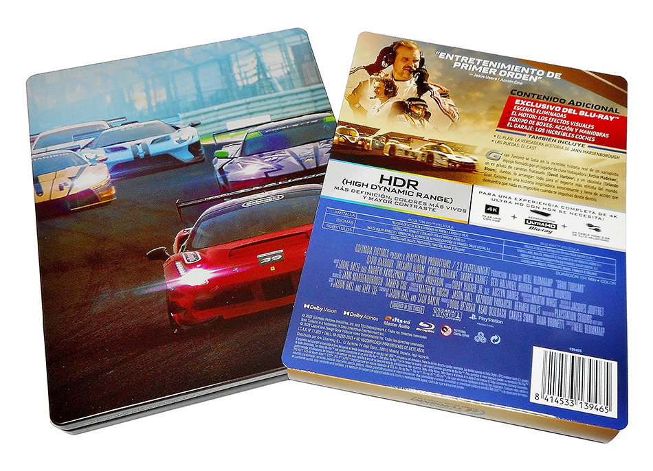 Fotografías del Steelbook de Gran Turismo en UHD 4K y Blu-ray 6