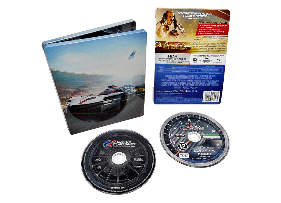 Fotografías del Steelbook de Gran Turismo en UHD 4K y Blu-ray 17
