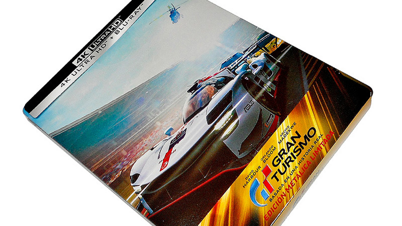 Fotografías del Steelbook de Gran Turismo en UHD 4K y Blu-ray