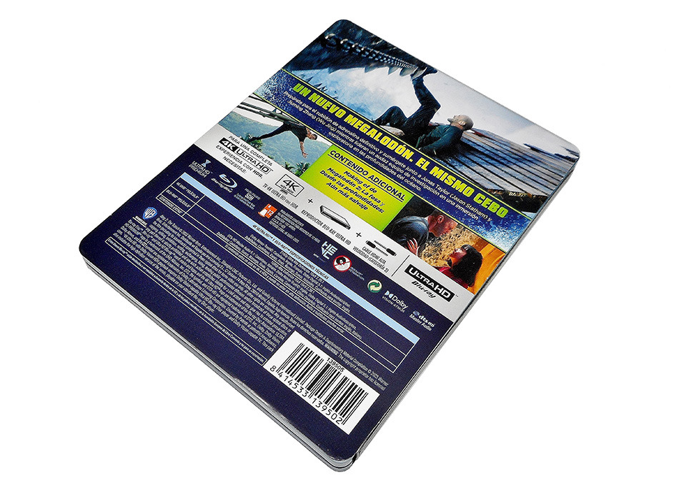 Fotografías del Steelbook de Megalodón 2: La Fosa en UHD 4K y Blu-ray 5