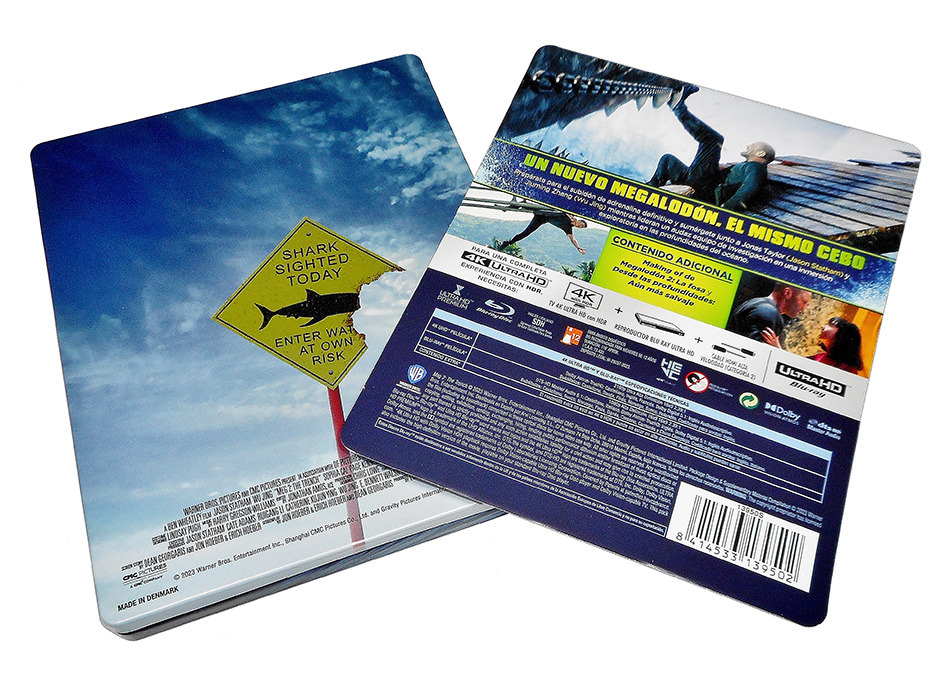 Fotografías del Steelbook de Megalodón 2: La Fosa en UHD 4K y Blu-ray 6