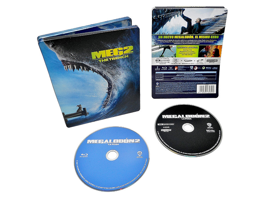 Fotografías del Steelbook de Megalodón 2: La Fosa en UHD 4K y Blu-ray 17