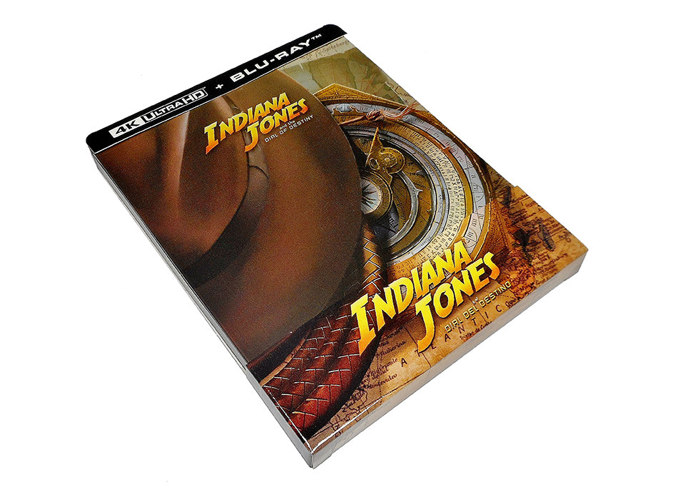 Fotografías del Steelbook de Indiana Jones y el Dial del Destino en UHD 4K y Blu-ray 2