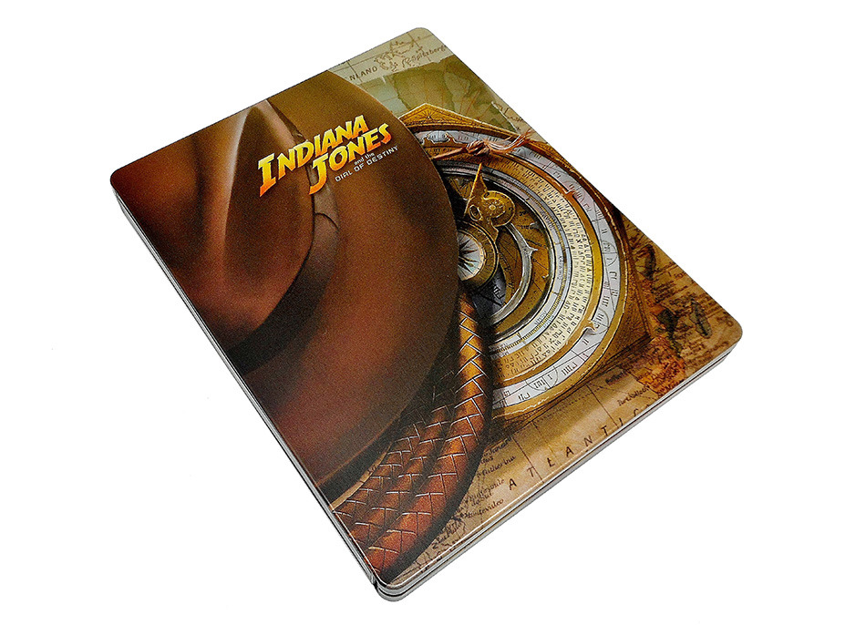 Fotografías del Steelbook de Indiana Jones y el Dial del Destino en UHD 4K y Blu-ray 8