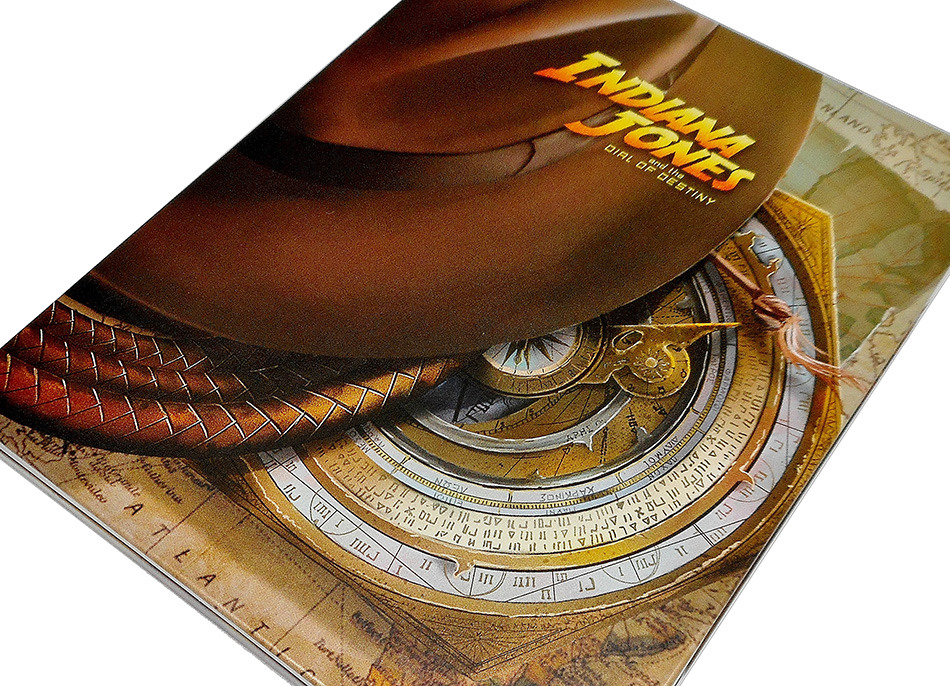 Fotografías del Steelbook de Indiana Jones y el Dial del Destino en UHD 4K y Blu-ray 9
