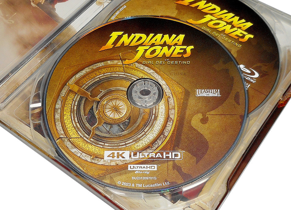 Fotografías del Steelbook de Indiana Jones y el Dial del Destino en UHD 4K y Blu-ray 11