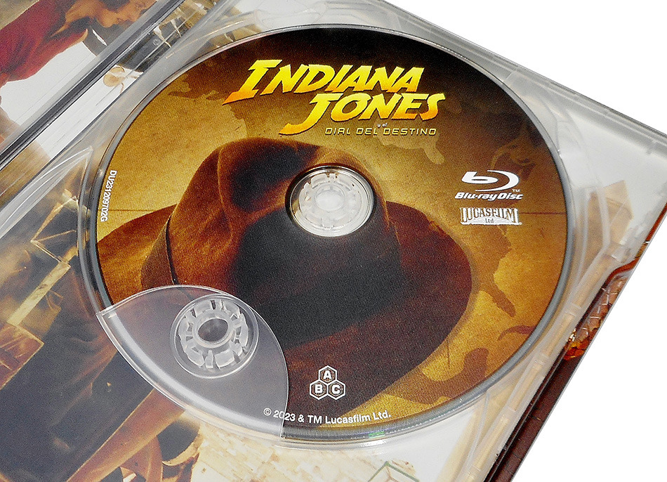 Fotografías del Steelbook de Indiana Jones y el Dial del Destino en UHD 4K y Blu-ray 12