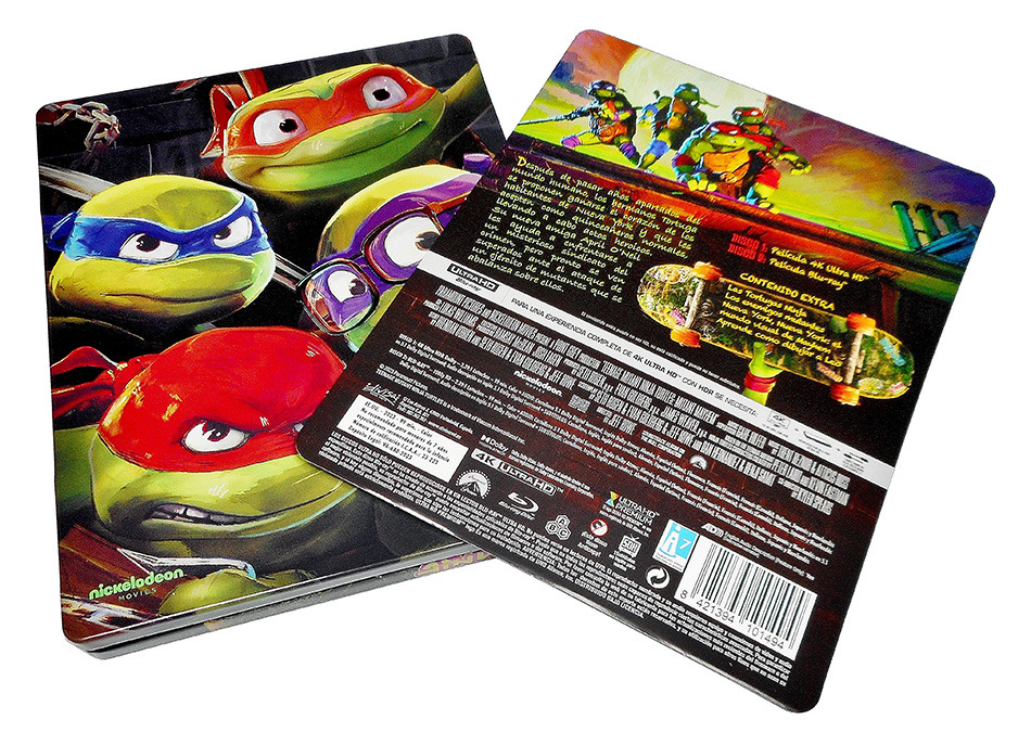 Fotografías del Steelbook de Ninja Turtles: Caos Mutante en UHD 4K y Blu-ray 6