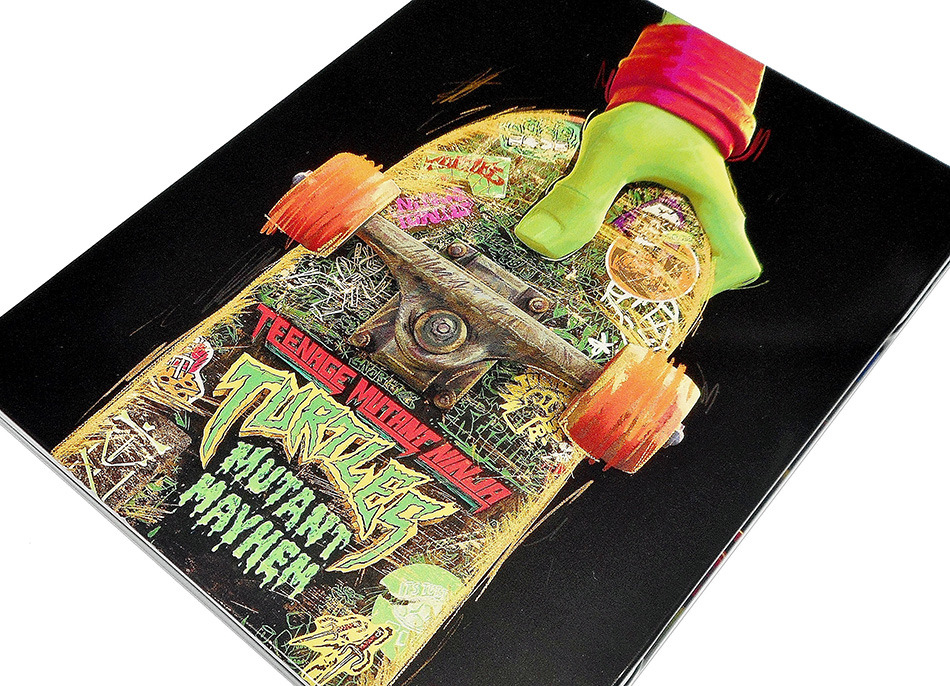 Fotografías del Steelbook de Ninja Turtles: Caos Mutante en UHD 4K y Blu-ray 10