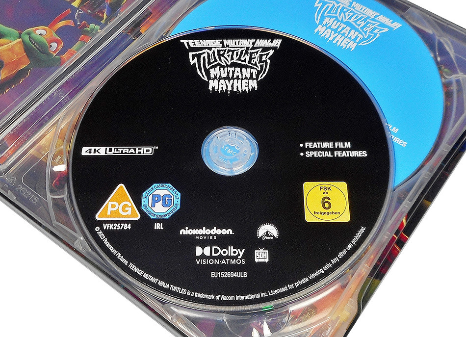 Fotografías del Steelbook de Ninja Turtles: Caos Mutante en UHD 4K y Blu-ray 12