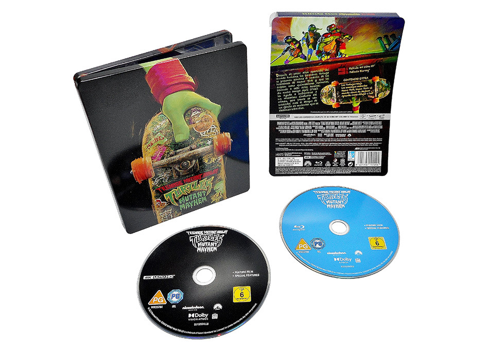 Fotografías del Steelbook de Ninja Turtles: Caos Mutante en UHD 4K y Blu-ray 17
