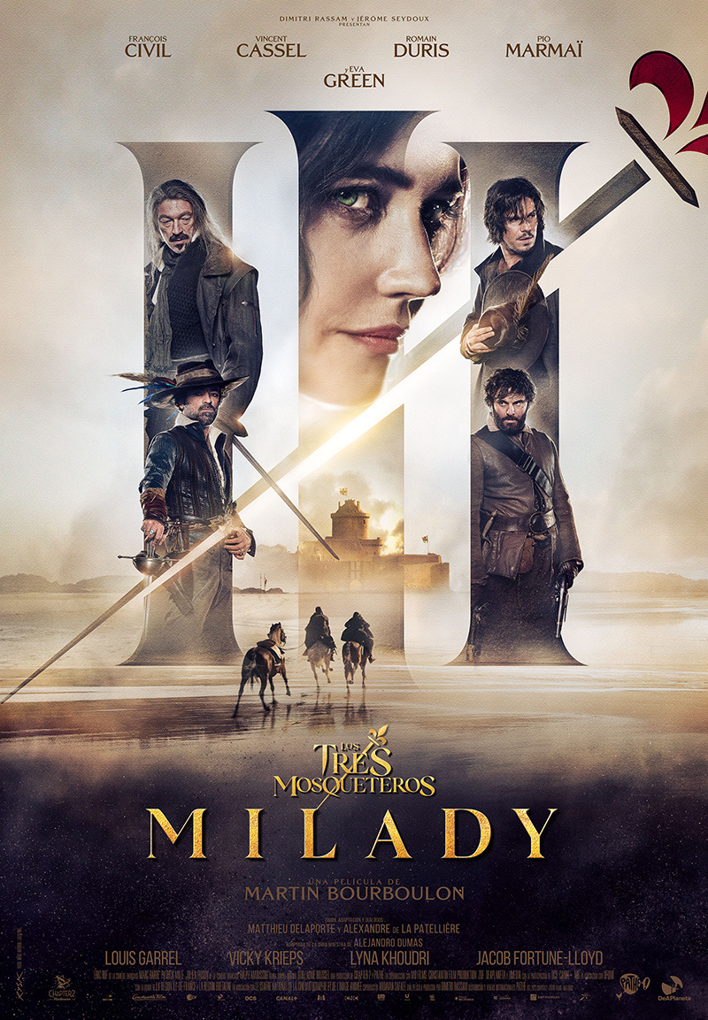 Teaser tráiler de Milady. Los Tres Mosqueteros