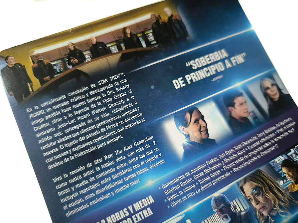 Fotografías del Steelbook de Star Trek: Picard 3ª temporada en Blu-ray 5