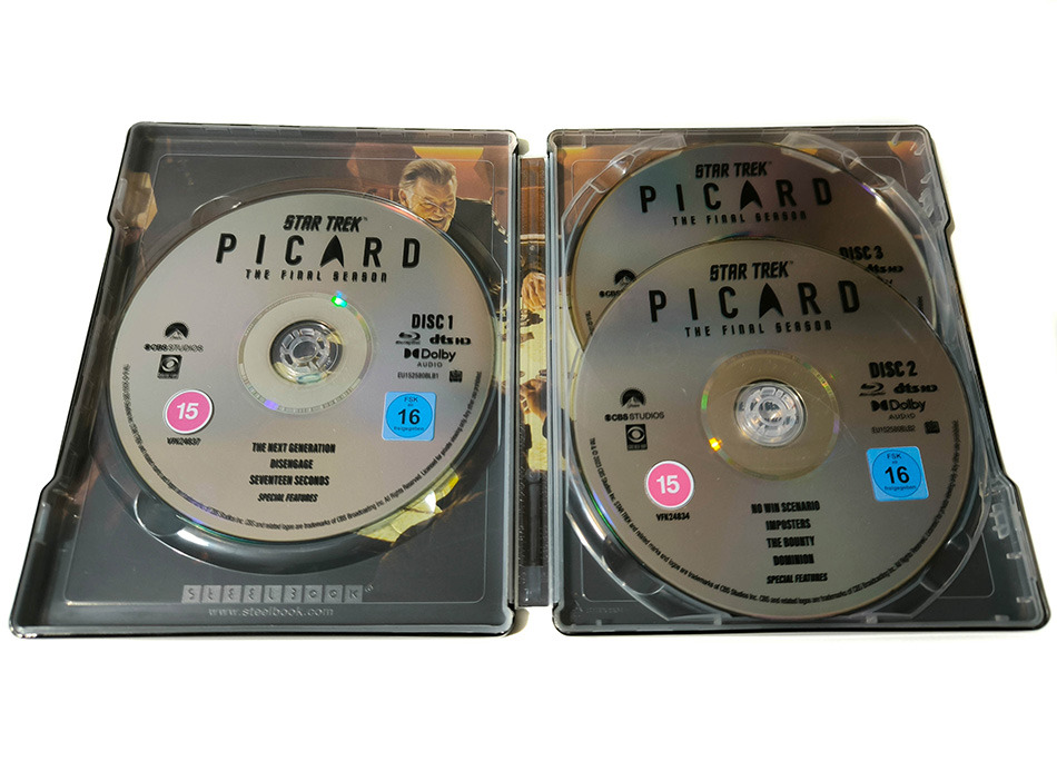 Fotografías del Steelbook de Star Trek: Picard 3ª temporada en Blu-ray 7
