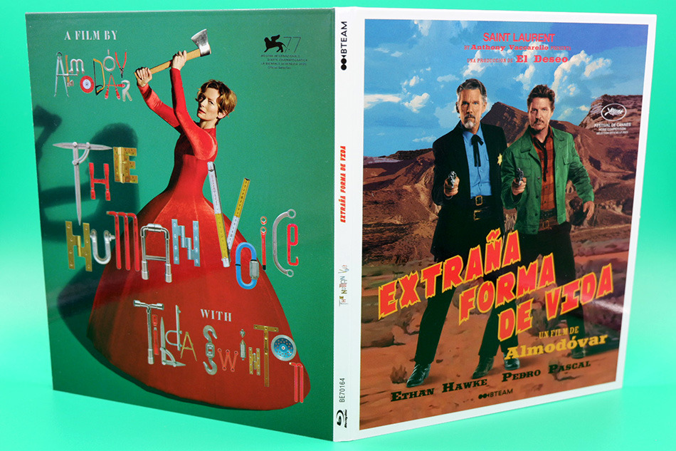 Fotografías del pack Almodóvar con Extraña Forma de Vida y The Human Voice en Blu-ray 16