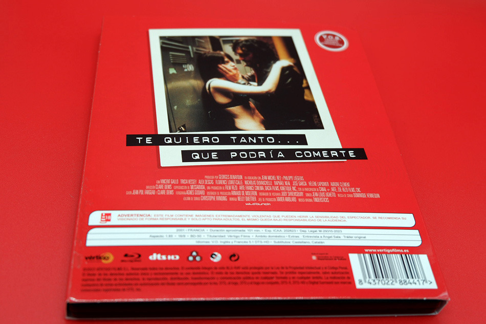 Fotografías de la edición con funda de Trouble Every Day en Blu-ray 2