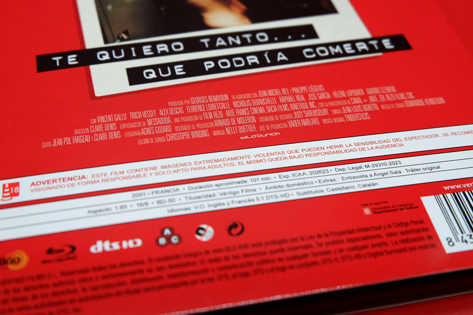 Fotografías de la edición con funda de Trouble Every Day en Blu-ray 4