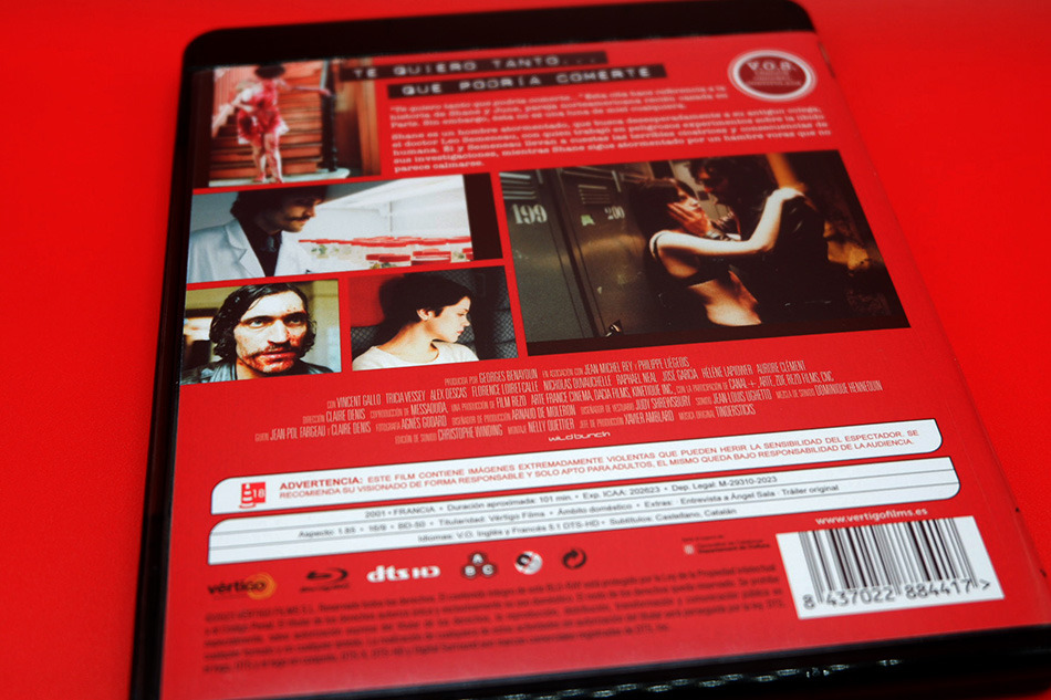 Fotografías de la edición con funda de Trouble Every Day en Blu-ray 14