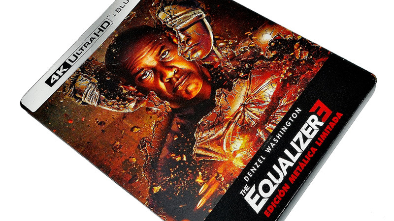 Fotografías del Steelbook de The Equalizer 3 en UHD 4K y Blu-ray