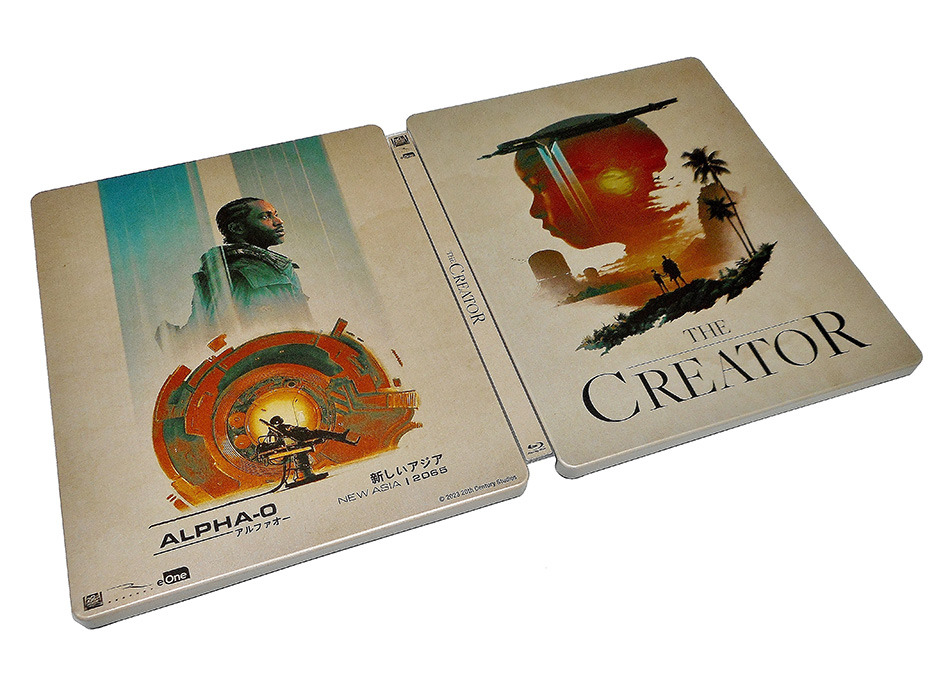 Fotografías del Steelbook de The Creator en UHD 4K y Blu-ray 10