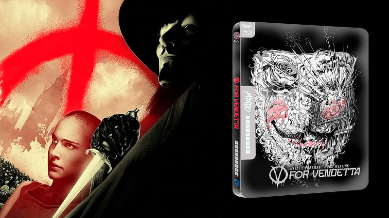 Nuevo Steelbook de V de Vendetta en UHD 4K con diseño de Mondo