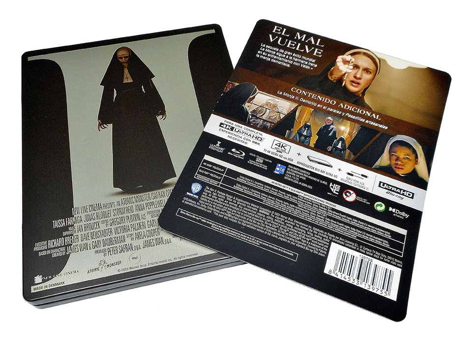 Fotografías del Steelbook de La Monja II en UHD 4K y Blu-ray 6