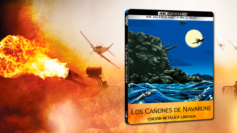 Steelbook de Los Cañones de Navarone en UHD 4K con Dolby Vision