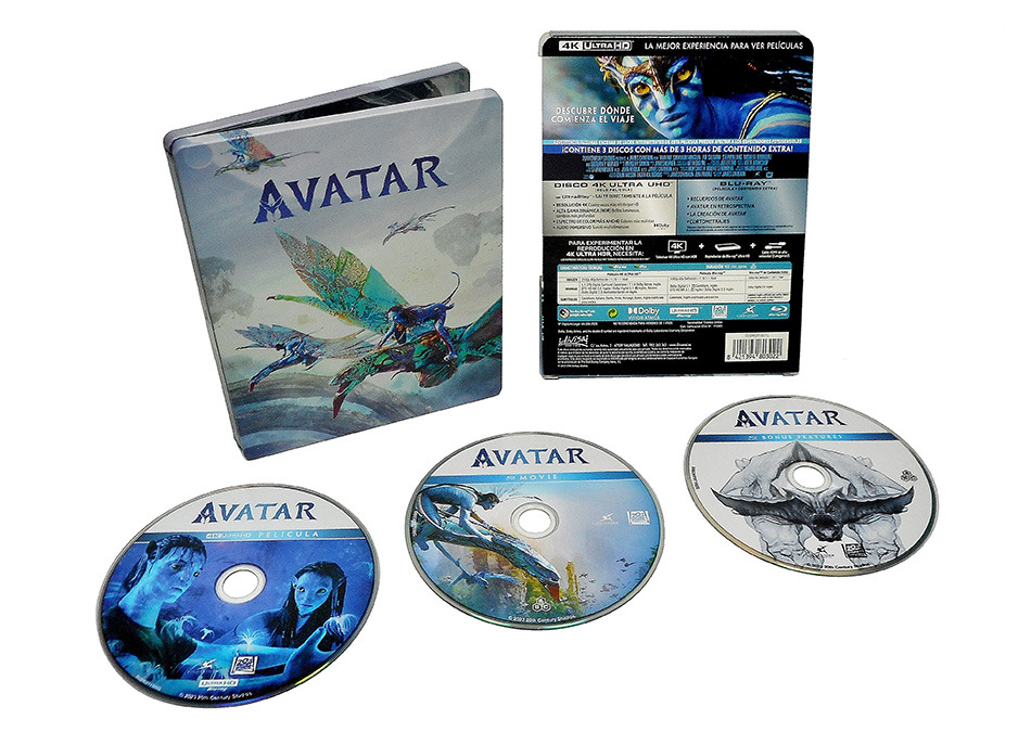 Fotografías del Steelbook de Avatar en UHD 4K y Blu-ray 17