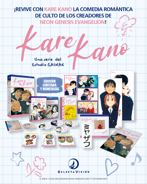 Estreno de la serie de anime Kare Kano en Blu-ray