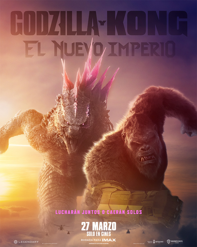 Nuevo tráiler y póster de Godzilla y Kong: El Nuevo Imperio