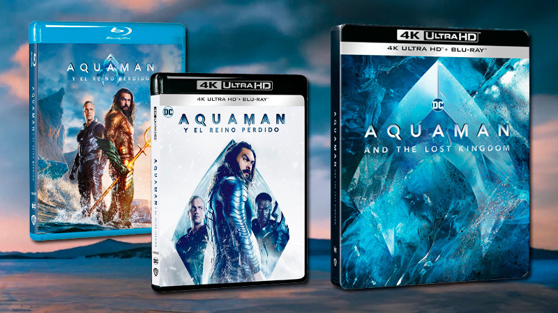 Aquaman y el Reino Perdido anunciada en Blu-ray, UHD 4K y Steelbook