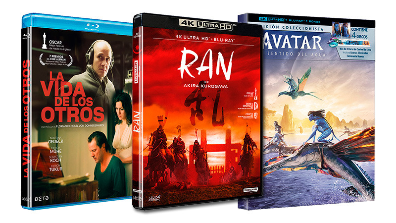 Las 4 primeras películas (4K UHD) distribuidas en un pack + 4 películas  sueltas (Bluray) 