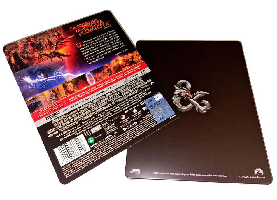 Fotografías del Steelbook de Dungeons & Dragons: Honor entre Ladrones en UHD 4K y Blu-ray (Italia) 4