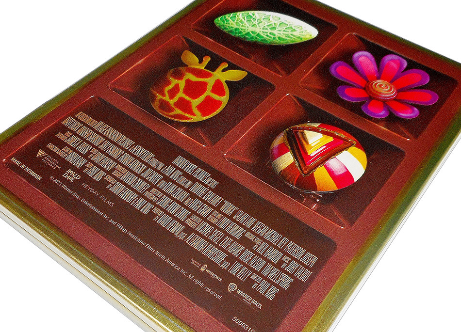 Fotografías del Steelbook de Wonka en UHD 4K y Blu-ray 8