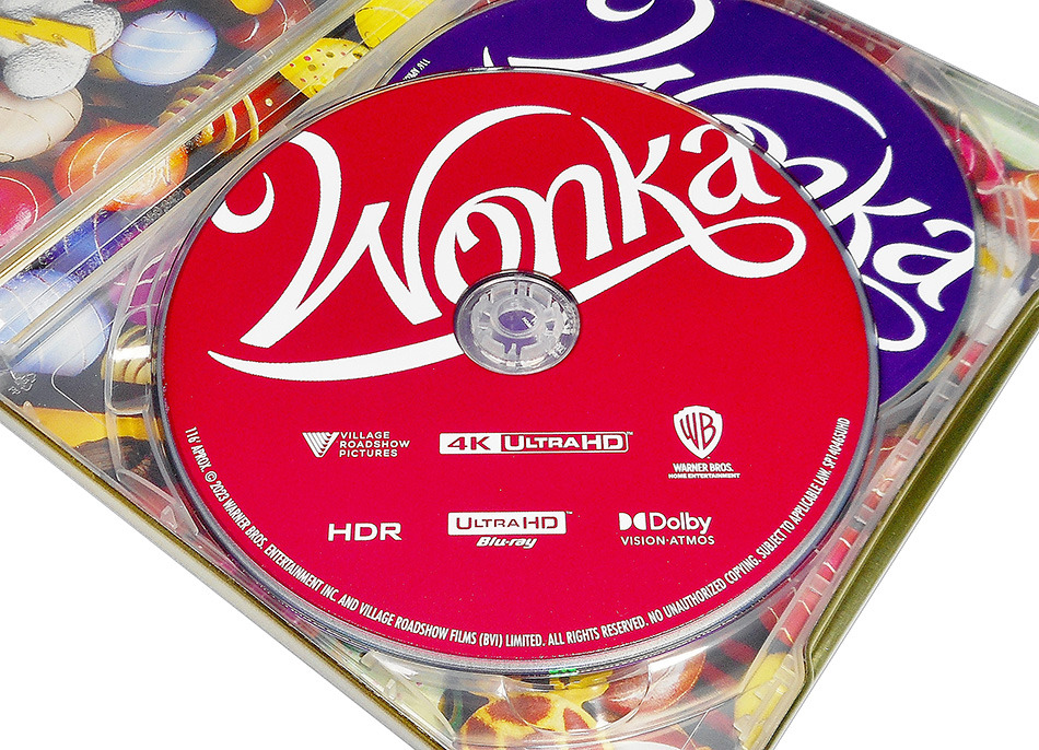 Fotografías del Steelbook de Wonka en UHD 4K y Blu-ray 13