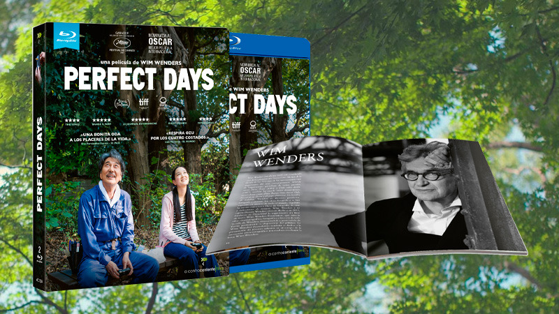 Perfect Days en Blu-ray con funda, libreto y dos discos