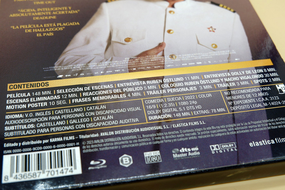 Fotos de la edición limitada de El Triángulo de la Tristeza en Blu-ray 6