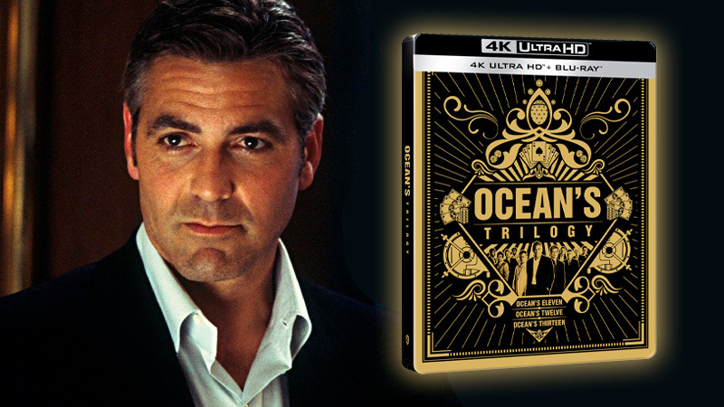 La trilogía Ocean's se estrena en UHD 4K con un pack en Steelbook