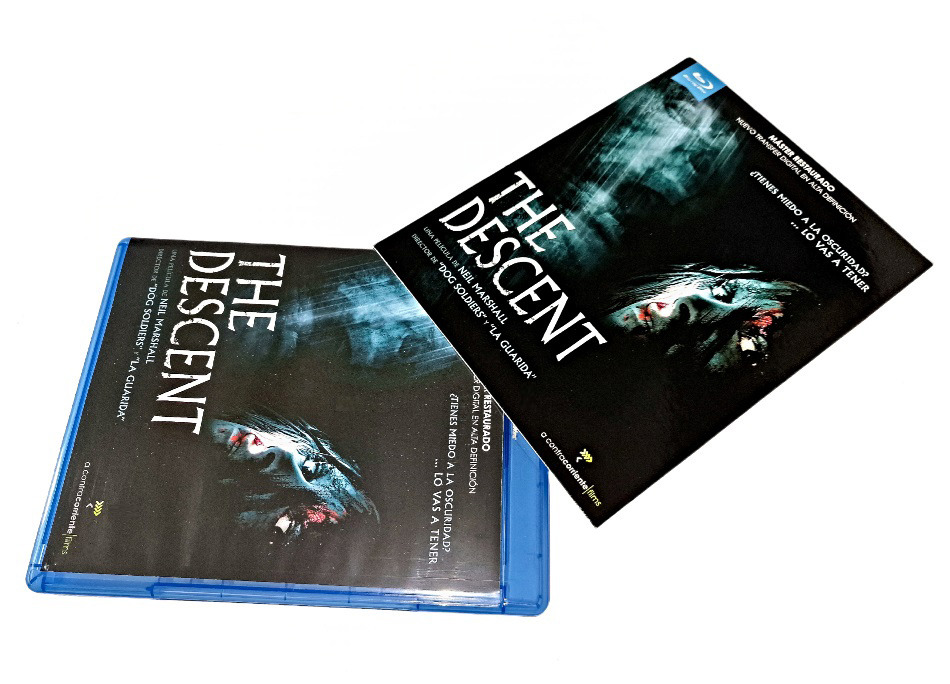 Fotografías de la edición con funda y dos discos de The Descent Blu-ray 8