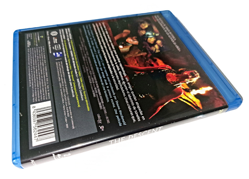 Fotografías de la edición con funda y dos discos de The Descent Blu-ray 10