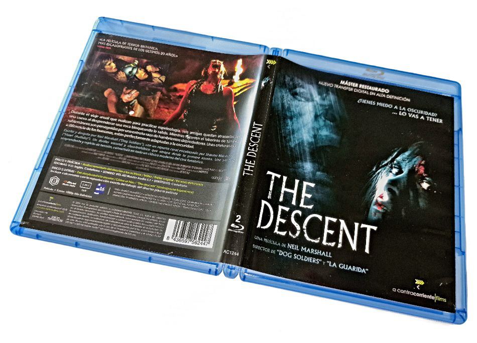 Fotografías de la edición con funda y dos discos de The Descent Blu-ray 11