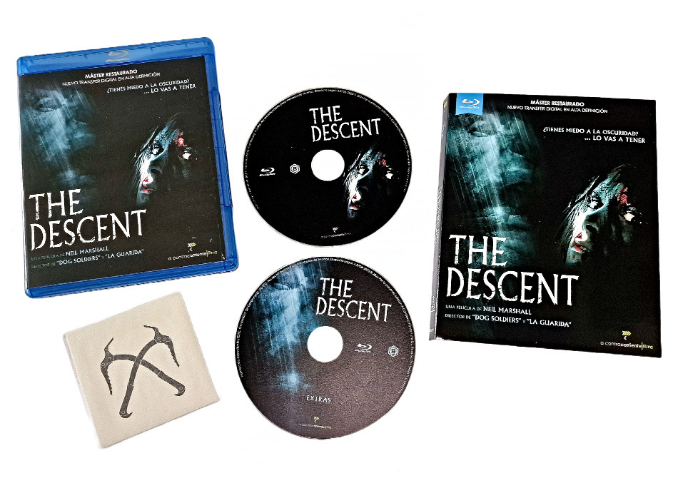 Fotografías de la edición con funda y dos discos de The Descent Blu-ray 16