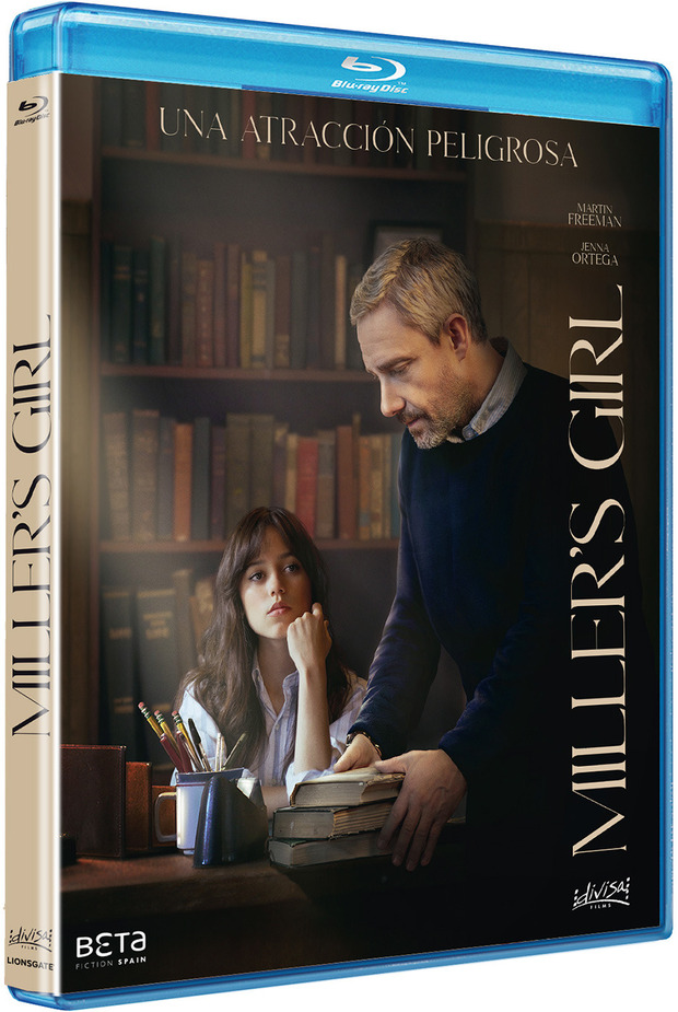 Diseño de la carátula de Miller's Girl en Blu-ray 1