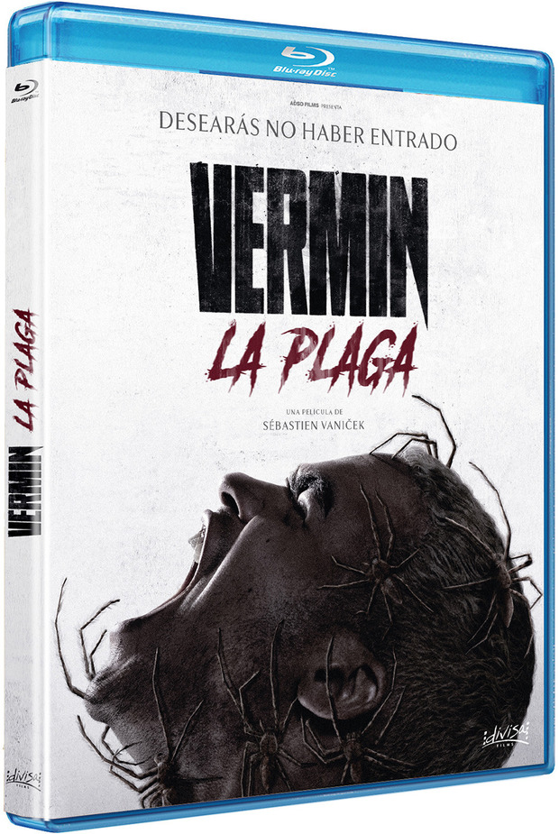 Diseño de la carátula de Vermin: La Plaga en Blu-ray 1